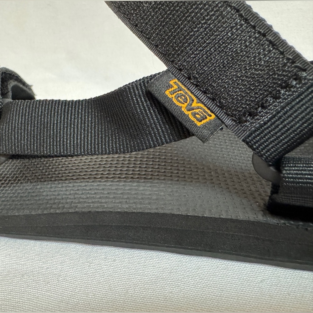 Teva Original Universal Sandals Black Sport Outdoor Hiking Adjustable Strap 11 - Picture 8 of 9